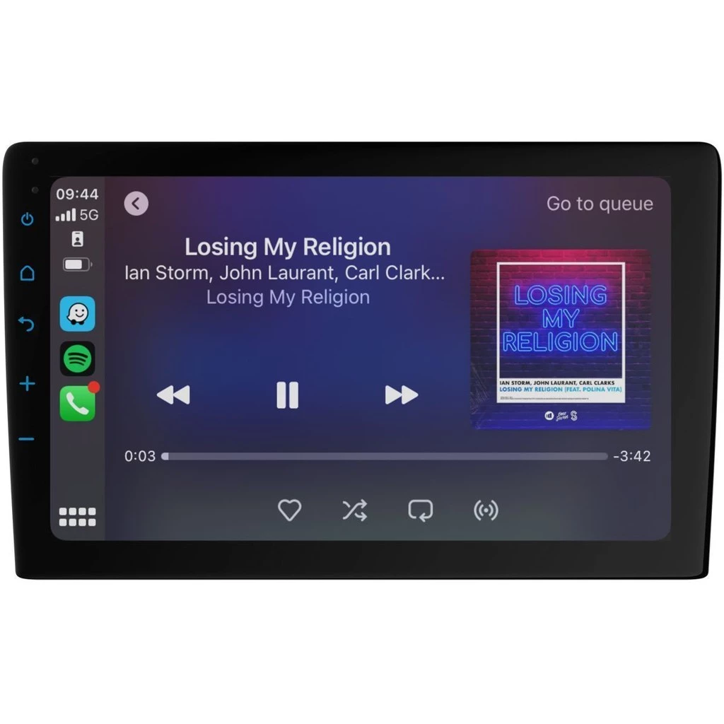 Multimídia 9 e 11 polegadas Android Auto Carplay App 2GB 32GB Câmera De Ré WKAD9